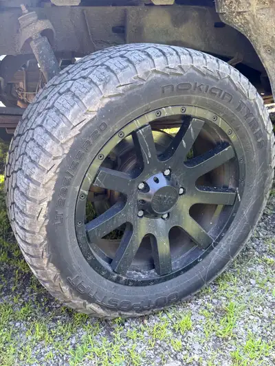 Nokian Tyres Outpost nAT LT285/55/20 for sale. Came off of a 2013 Toyota Tundra. $1,600 OBO
