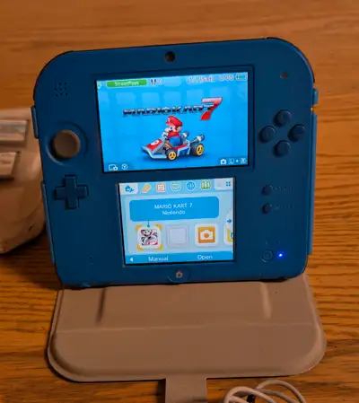 Electric Blue 2DS console with Games, View more