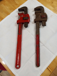 Vintage 18” Pipe Wrenches