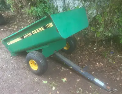 Vintage John Deere 10 Ft3 Dump Trailer, View more