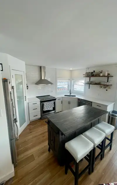 Kitchen cabinets/quartz countertop, View more