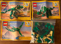 Lego 3 in 1 dinosaurs
