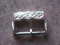 Art Déco Watch Buckle - Sterling - 16mm - NEUVE - Adster1