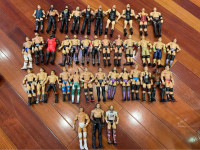 ABOUT 37 MATTEL WWE WWF ACTION FIGURES LEFT