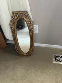 Mirror gold frame