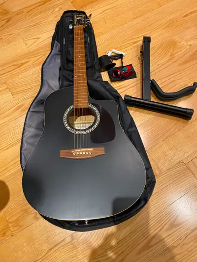 Acoustic electric guitar and Accessories, View more