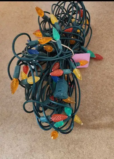 Christmas lights 50 bulbs 16'', View more