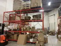 Pallet racks, Shelves, Stacker, Dock plt for sale- Used like New