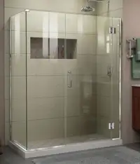 Solid Glass Shower Panels and Door