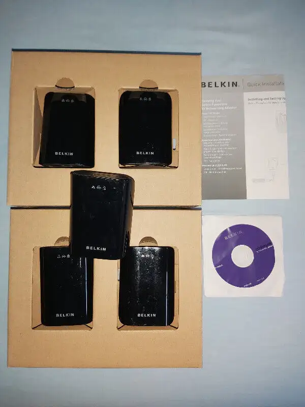 Belkin F5D4074 Powerline AV Kit in Networking in City of Toronto - Image 3