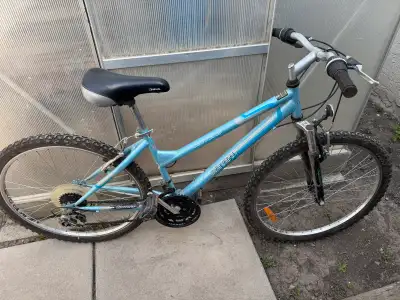 Ladies Carrera Mountain Bike , 18 speed , 26 inch wheels , 17 inch frame. Everything works great. No...