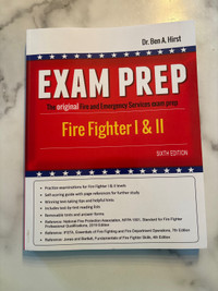 Fire fighter 1 and 2 exam prep book
