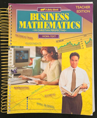 ABEKA, Business Mathematics, Teacher Edition