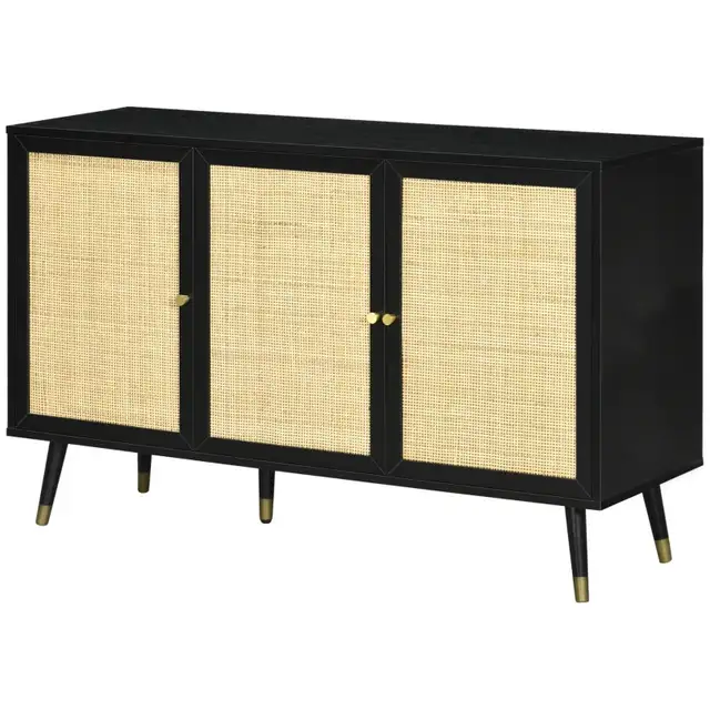 Rattan kitchen Sideboard Cabinet, Boho Storage Cabinet  in Bookcases & Shelving Units in Markham / York Region - Image 11