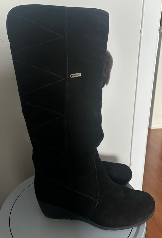 Wow! Botte d’hiver haute Pajar femme 9 noir /winter boot size 9 dans Femmes - Chaussures  à Ouest de l’Île
