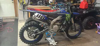 Selling my 2022 yz 450 with about 30 hours on GYTR app. Bikes been maliciously maintained filters, o...