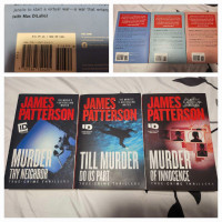 James Patterson true crime series $10 each or all 3/$25