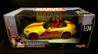 Daredevil: Honda S2000 Yellow Model Car (2003) 1:24 NEW-Unopened