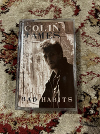 Colin James Bad Habits cassette