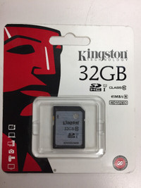 KINGSTON 32GB SD1 HCI Carte mémoire NEUVE