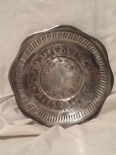 THE PICK UP : CROW FOOT LIBRARY ( NW )  ANTIQUE VIKING SILVER PL, View more