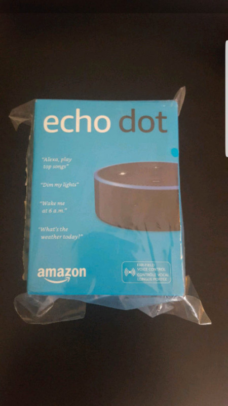 Amazon Echo Dot 2nd Gen. Alexa New in Box. in General Electronics in Oshawa / Durham Region