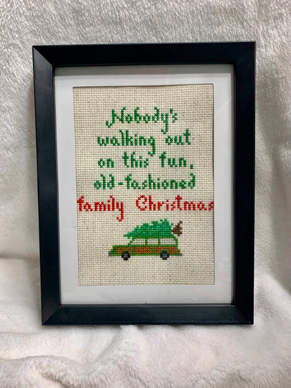 National Lampoon's Christmas Vacation Cross Stitch in Arts & Collectibles in Annapolis Valley