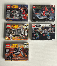 *New* Lego Star Wars Battle Packs 75034 75078 75079 75266 75267