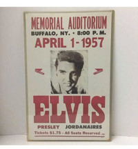 Elvis Presley concert Poster 11" x 17" ( reproduction)
