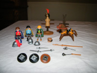 Playmobil entrainement des chevaliers