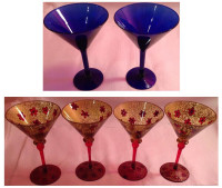 Any time is MARTINI time ! (2 decorative sets from $8/glass)