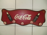 Classic Hand Made & Painted Coca Cola Coat Rack X Condition!!