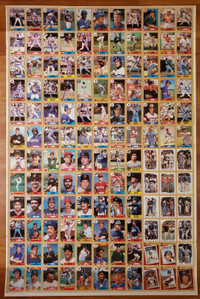 MLB BASEBALL + COMPLETE 1987 TOPPS SET + IN SIX UNCUT SHEETS