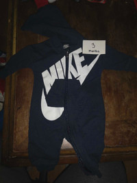 Nike 3 month jumpsuit onsie with pockets