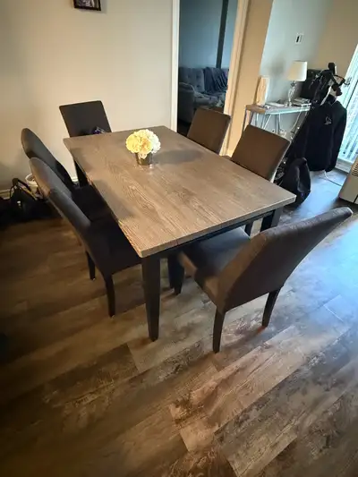 dining room table and chairs, View more