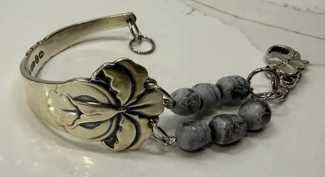 VTG GERO BRACELET 1920-30s Silver Plated Spoon Copenhagen! in Jewellery & Watches in Ottawa - Image 5