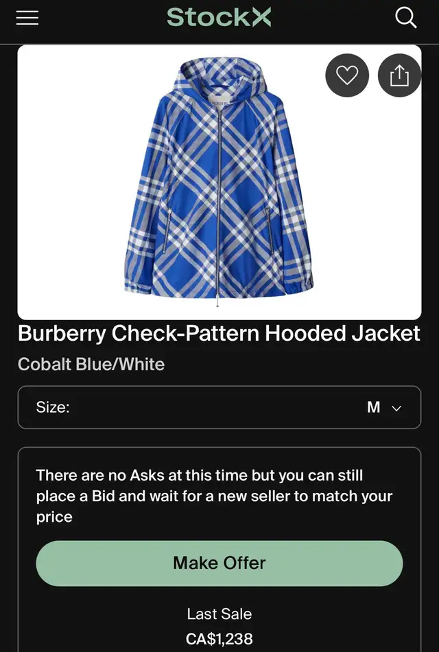Burberry jacket in Men's in Mississauga / Peel Region - Image 8