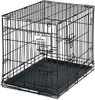 Petmate 21952 24-Inch 2-Door Training Retreats Wire Kennel, View more