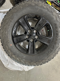 Jeep Wrangler special edition five spoke wheels and brand new ti