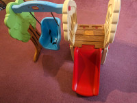 Little tikes slide and swing