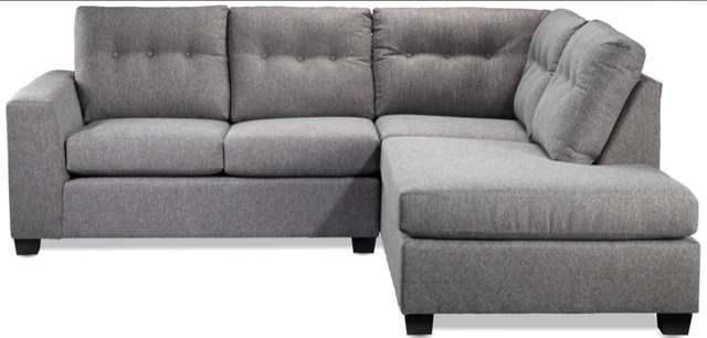Grey Gray Sintra TWO PIECE Sectional with Chaise (Right-Facing) in Couches & Futons in City of Toronto