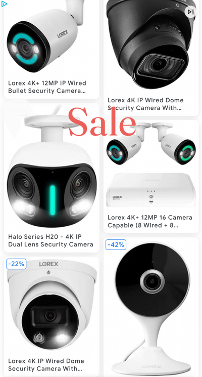 ******* Biggest Black Friday on all Lorex xetas, DVRs, NVRs more. ************* 4k Lorex Doorbell ca...