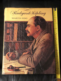 Rudyard Kipling by Martin Fido hardcover book