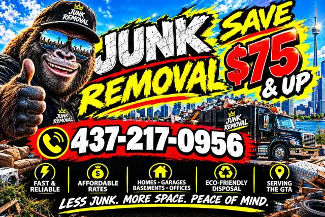 SAVE $$ JUNK REMOVAL = Dan @ 437-217-0956