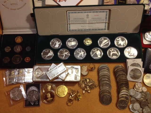 Top Price For Silver Gold Coins Bullion Maple Leafs Jewelry + in Arts & Collectibles in Chilliwack - Image 4