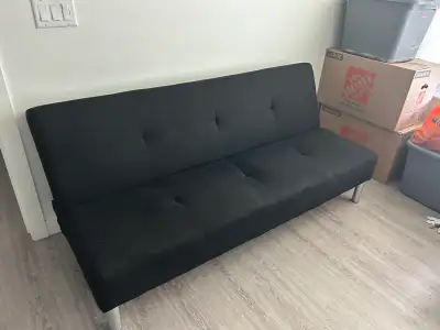 BLACK FUTON COUCH, View more
