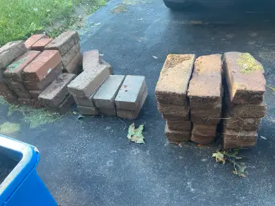 Assorted Concrete and Clay Bricks, View more