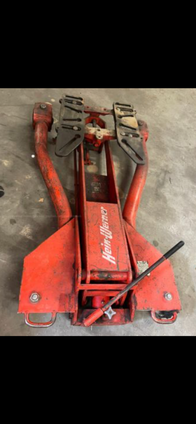 Truck Transmission jack , best model made . Hein Warner $1500 obo will also rent it out $100/day