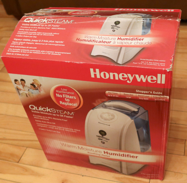 Humidificateur / humidifier Honeywell Quicksteam in Heaters, Humidifiers & Dehumidifiers in Gatineau - Image 2