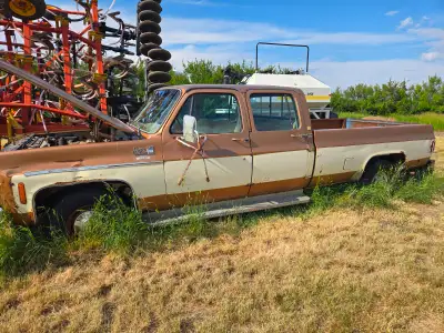 Selling a 3+3 squarebody. Has 454 with auto Runs and drives Call for more info Matt 306 460 7871 Ask...